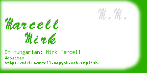 marcell mirk business card